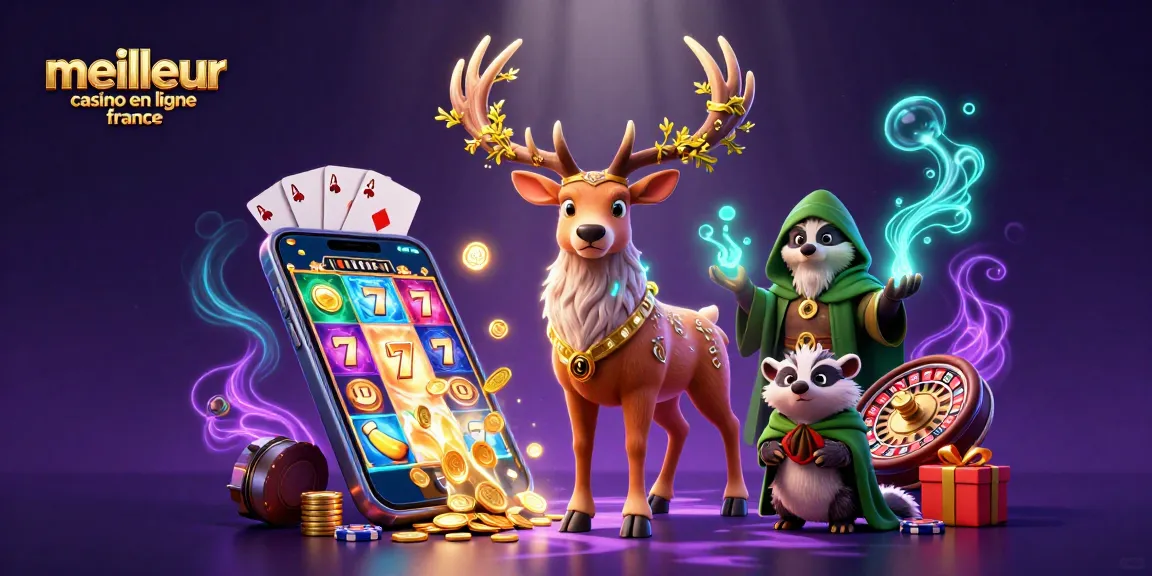 Plongez dans l'univers du meilleur casino en ligne en France avec des personnages cartoonesques captivants et des jeux dynamiques.
