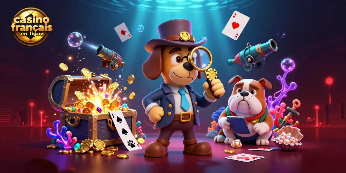 Jouez au casino francais en ligne avec des personnages animés dans un monde sous-marin captivant.