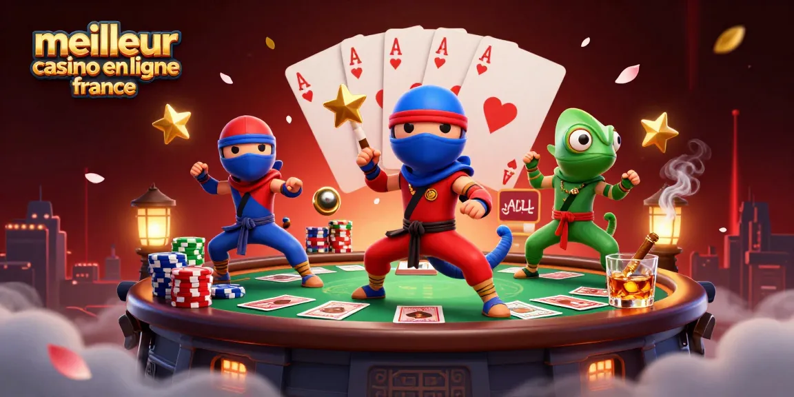 Découvrez les mouvements d'une équipe de caméléons en arts martiaux représentant le meilleur casino en ligne France.
