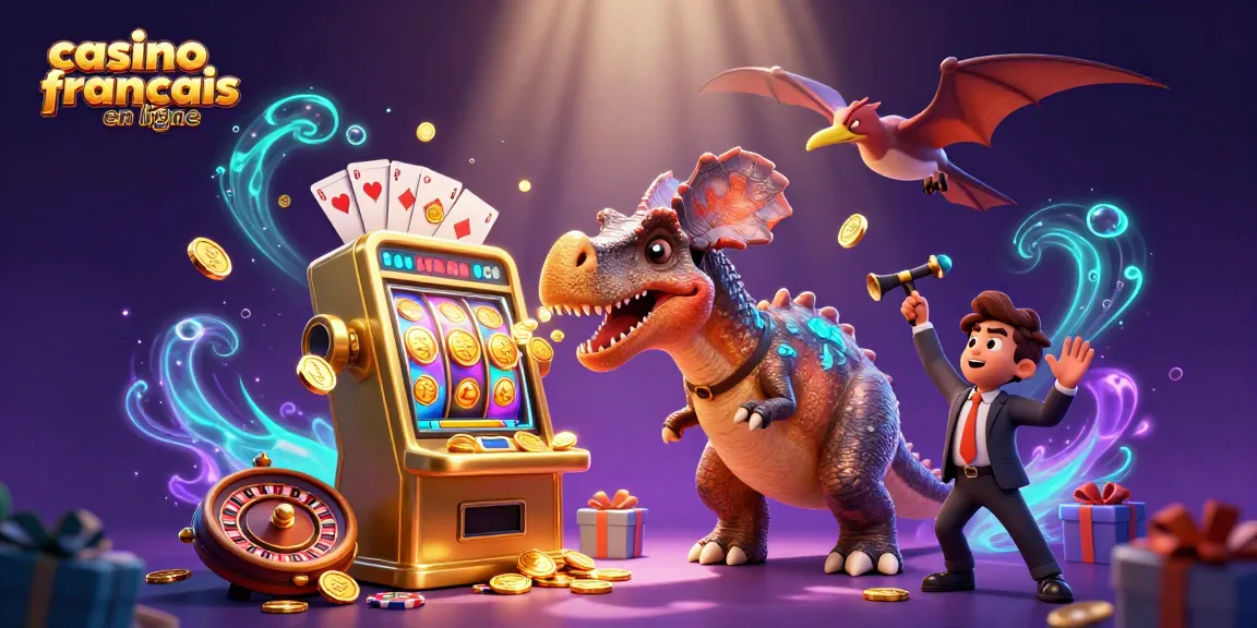 Les jeux de casino francais en ligne prennent vie avec un dinosaure et des jackpots éclatants.