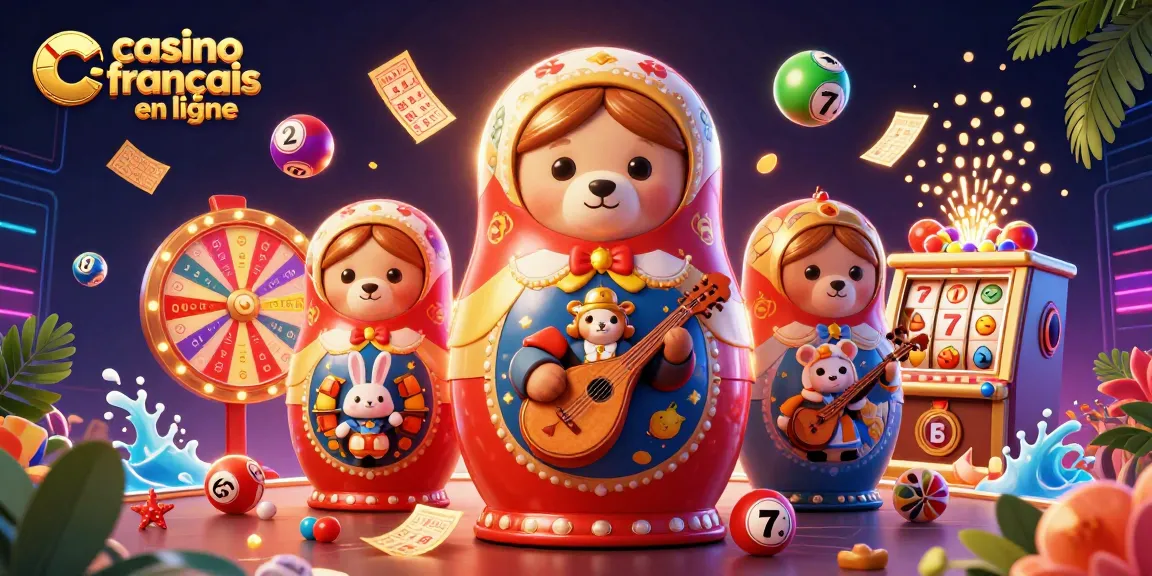 Visitez le meilleur casino francais en ligne avec des ours en costumes et un lapin musicien.