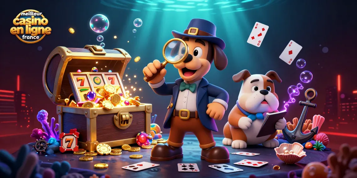 Gagnez au meilleur casino en ligne France avec des indices de poker et un chien détective.